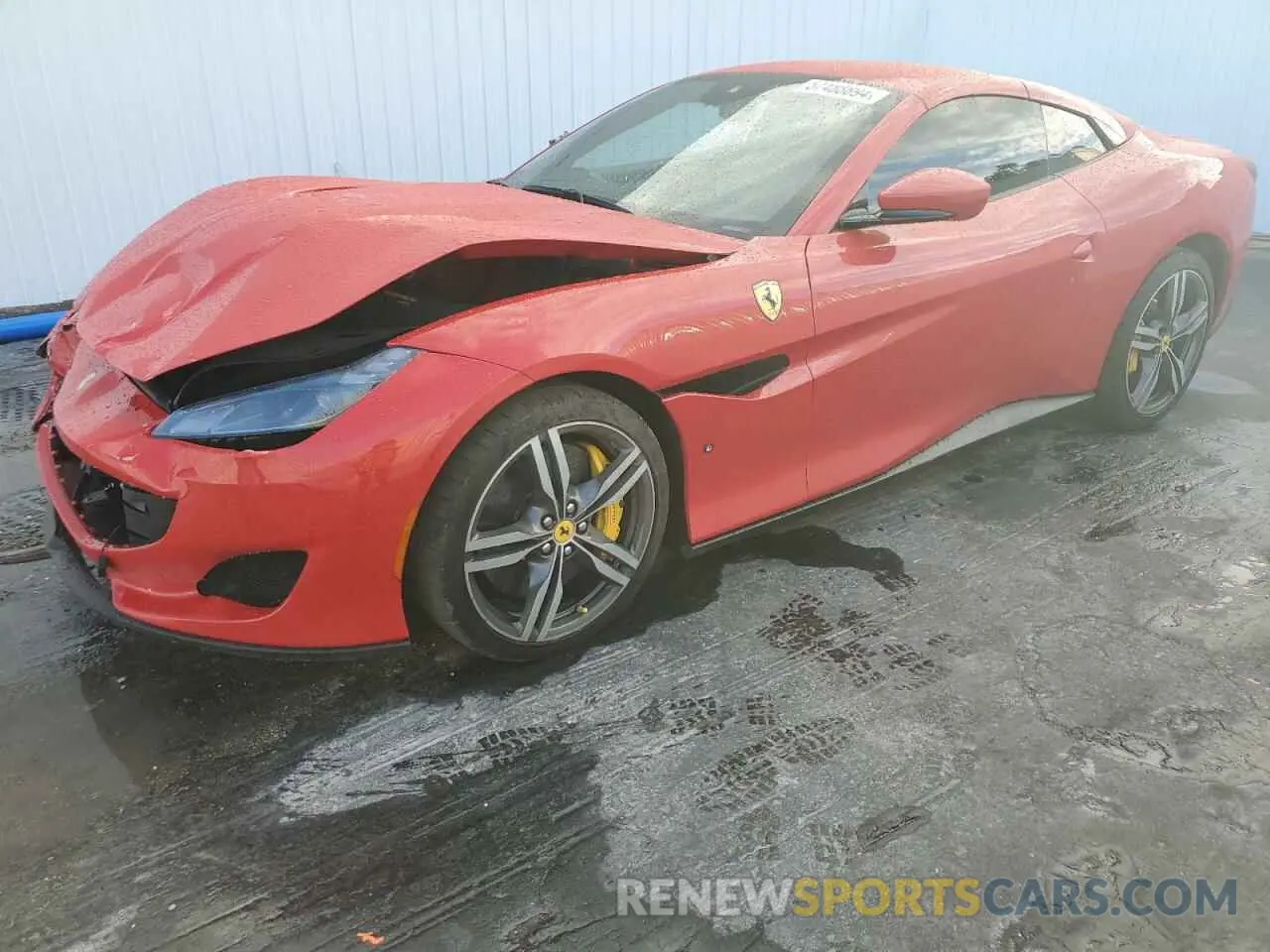 1 Photograph of a damaged car ZFF89FPAXL0248787 FERRARI ALL MODELS 2020