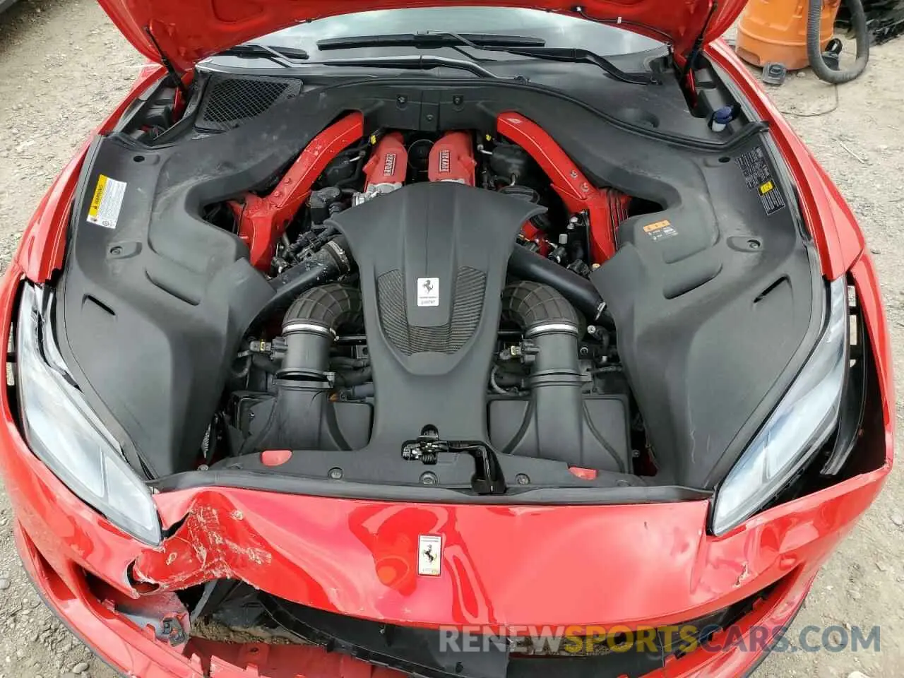 11 Photograph of a damaged car ZFF89FPAXL0248787 FERRARI ALL MODELS 2020
