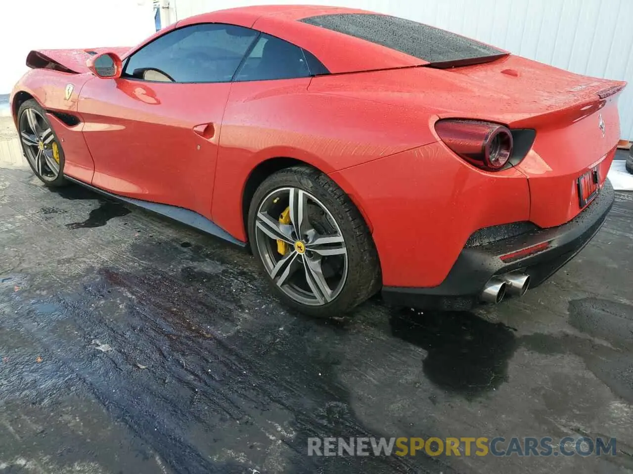 2 Photograph of a damaged car ZFF89FPAXL0248787 FERRARI ALL MODELS 2020