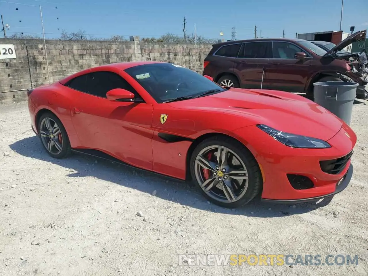 4 Photograph of a damaged car ZFF89FPAXL0250619 FERRARI ALL MODELS 2020