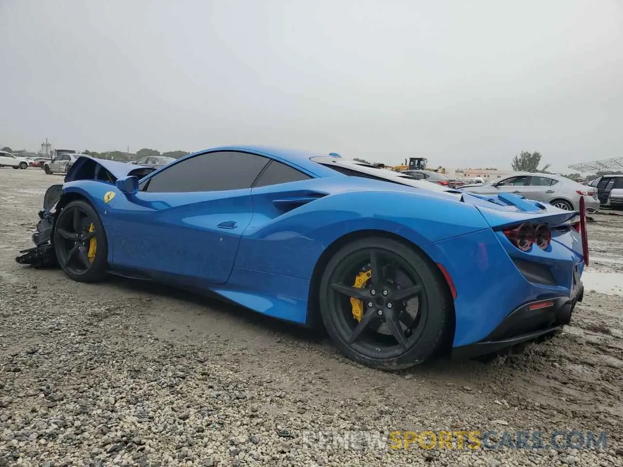 2 Photograph of a damaged car ZFF92LLA9M0264378 FERRARI ALL MODELS 2021