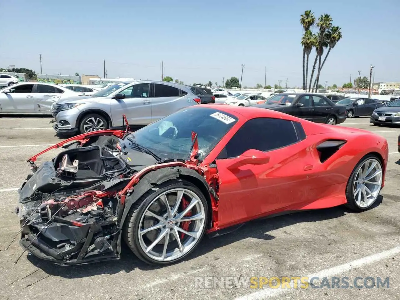 1 Photograph of a damaged car ZFF93LMA1N0271189 FERRARI ALL MODELS 2022