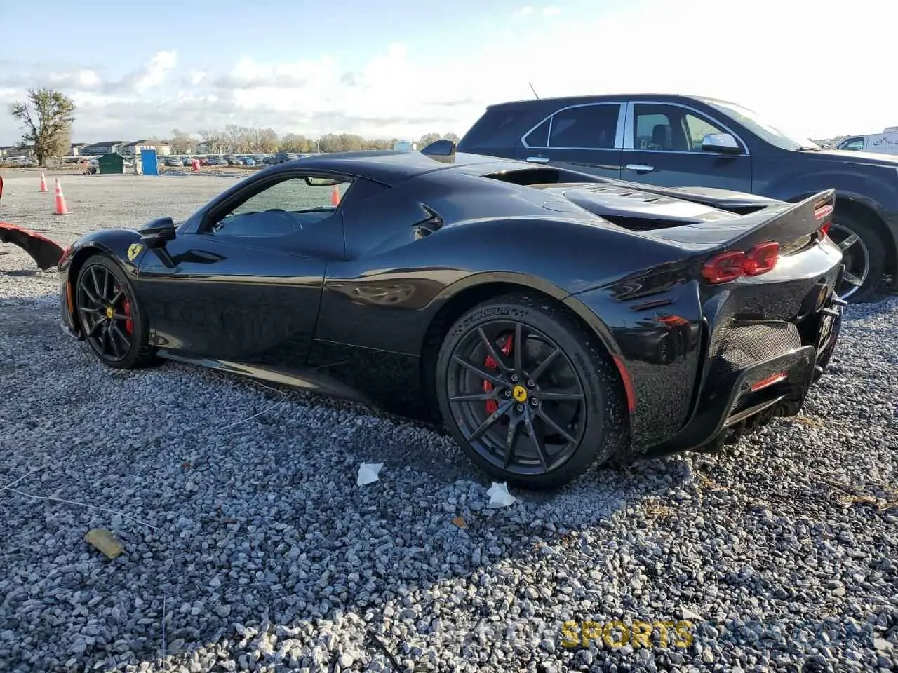 2 Photograph of a damaged car ZFF95NLA6N0276511 FERRARI ALL MODELS 2022