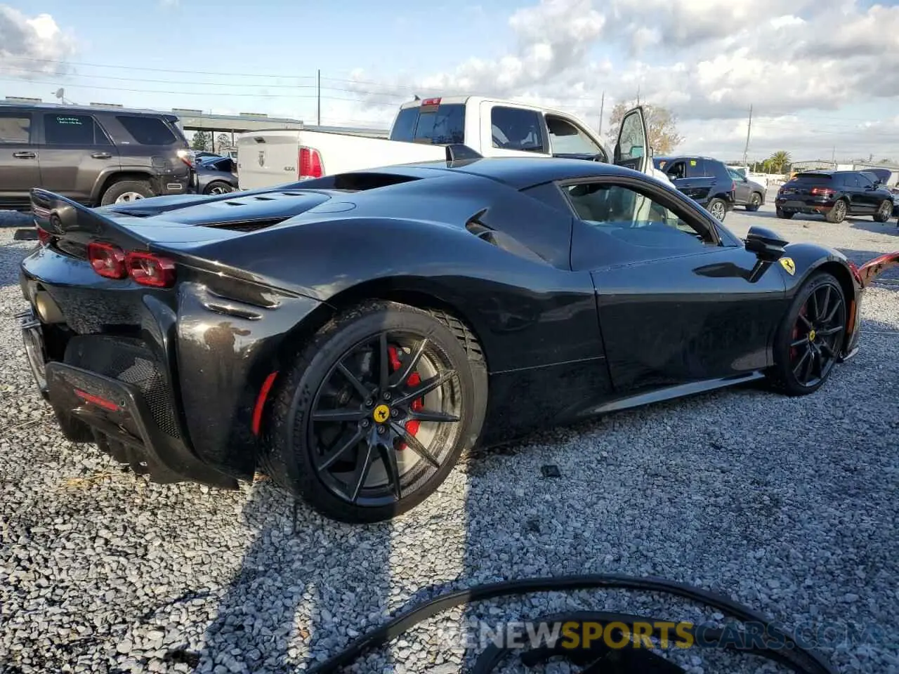 3 Photograph of a damaged car ZFF95NLA6N0276511 FERRARI ALL MODELS 2022