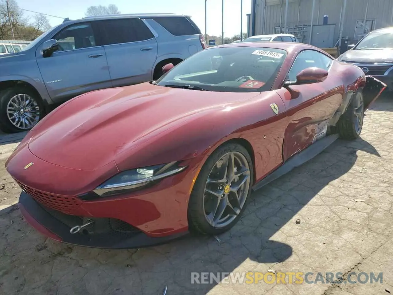 1 Photograph of a damaged car ZFF98RNA2N0275691 FERRARI ALL MODELS 2022