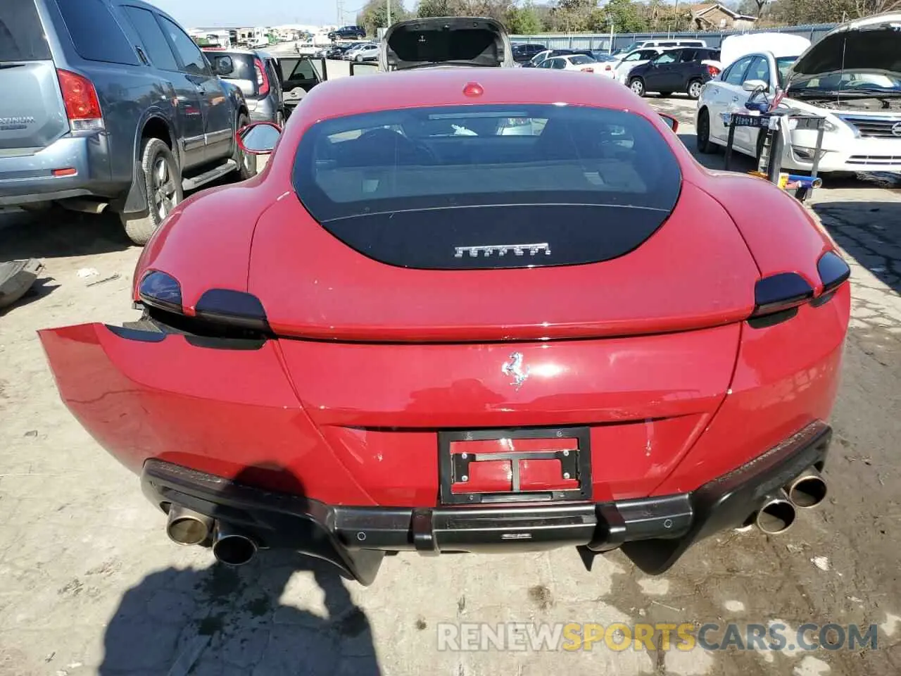 6 Photograph of a damaged car ZFF98RNA2N0275691 FERRARI ALL MODELS 2022