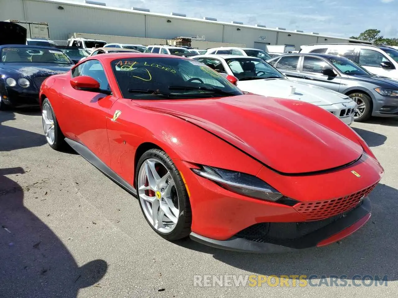 1 Photograph of a damaged car ZFF98RNAXN0269816 FERRARI ALL MODELS 2022
