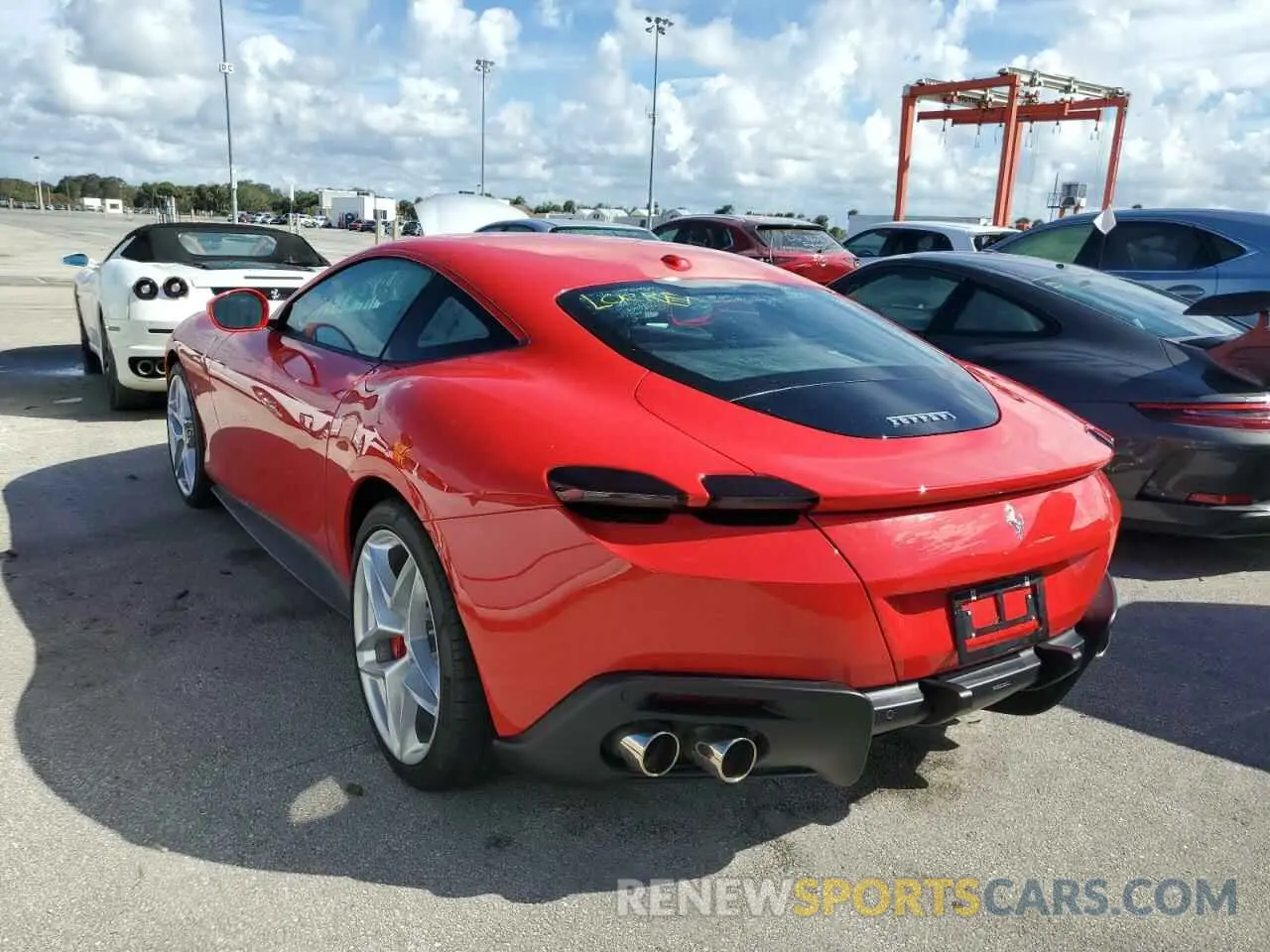 3 Photograph of a damaged car ZFF98RNAXN0269816 FERRARI ALL MODELS 2022