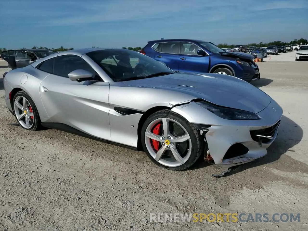 4 Photograph of a damaged car ZFF02RPA8P0296832 FERRARI ALL MODELS 2023