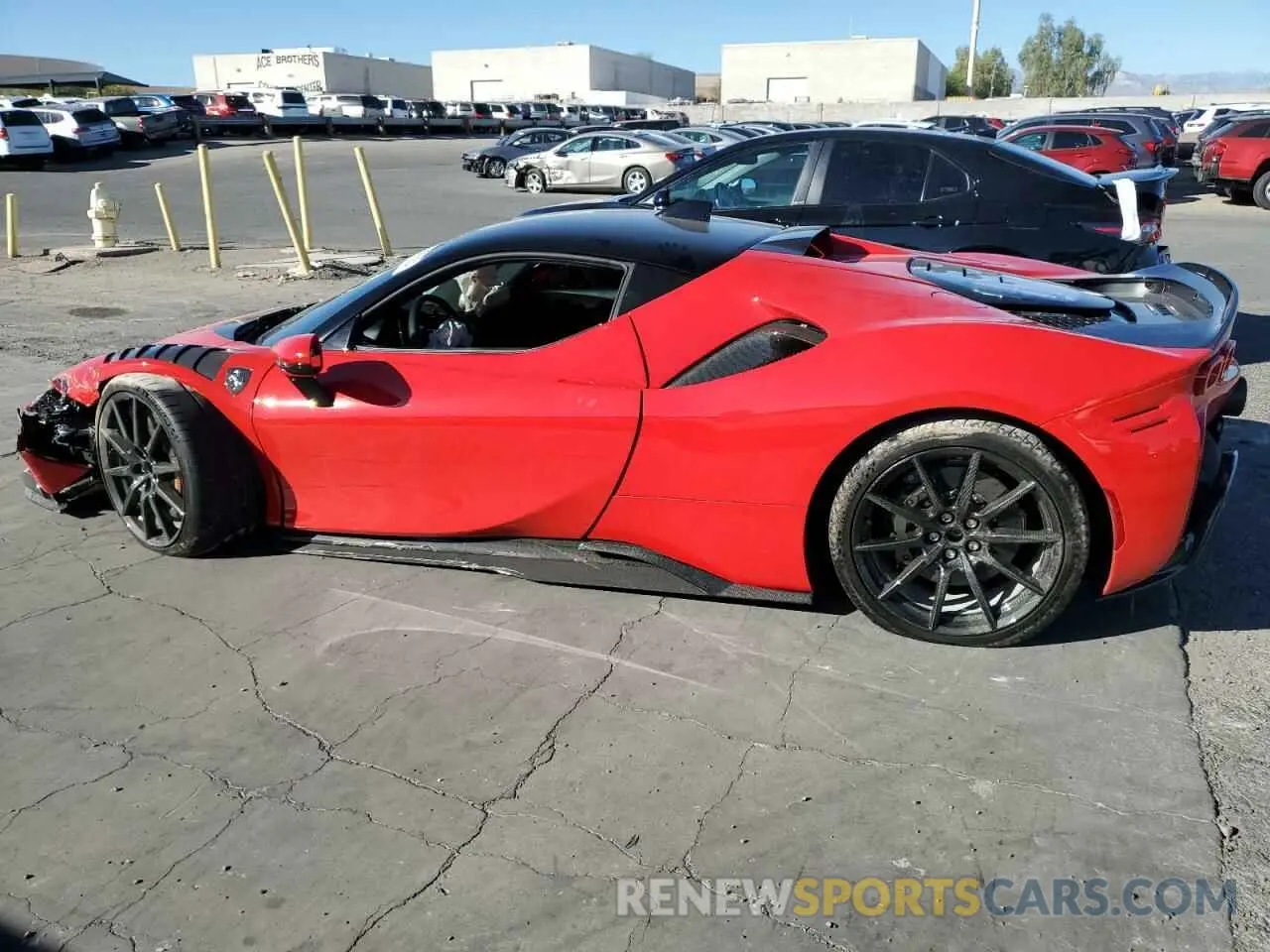 2 Photograph of a damaged car ZFF95NLA9P0296772 FERRARI ALL MODELS 2023