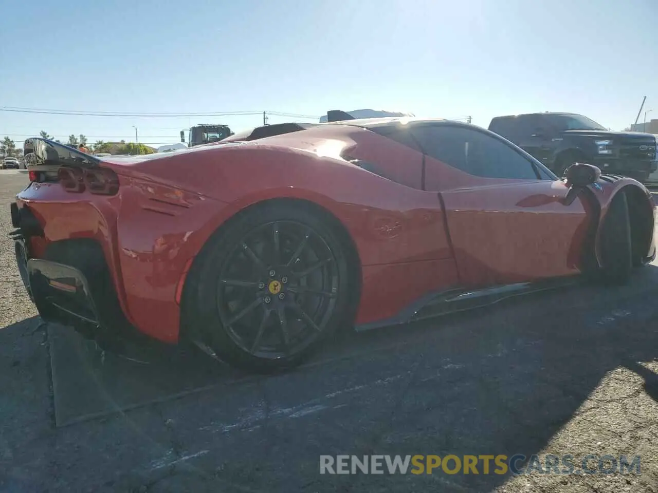 3 Photograph of a damaged car ZFF95NLA9P0296772 FERRARI ALL MODELS 2023