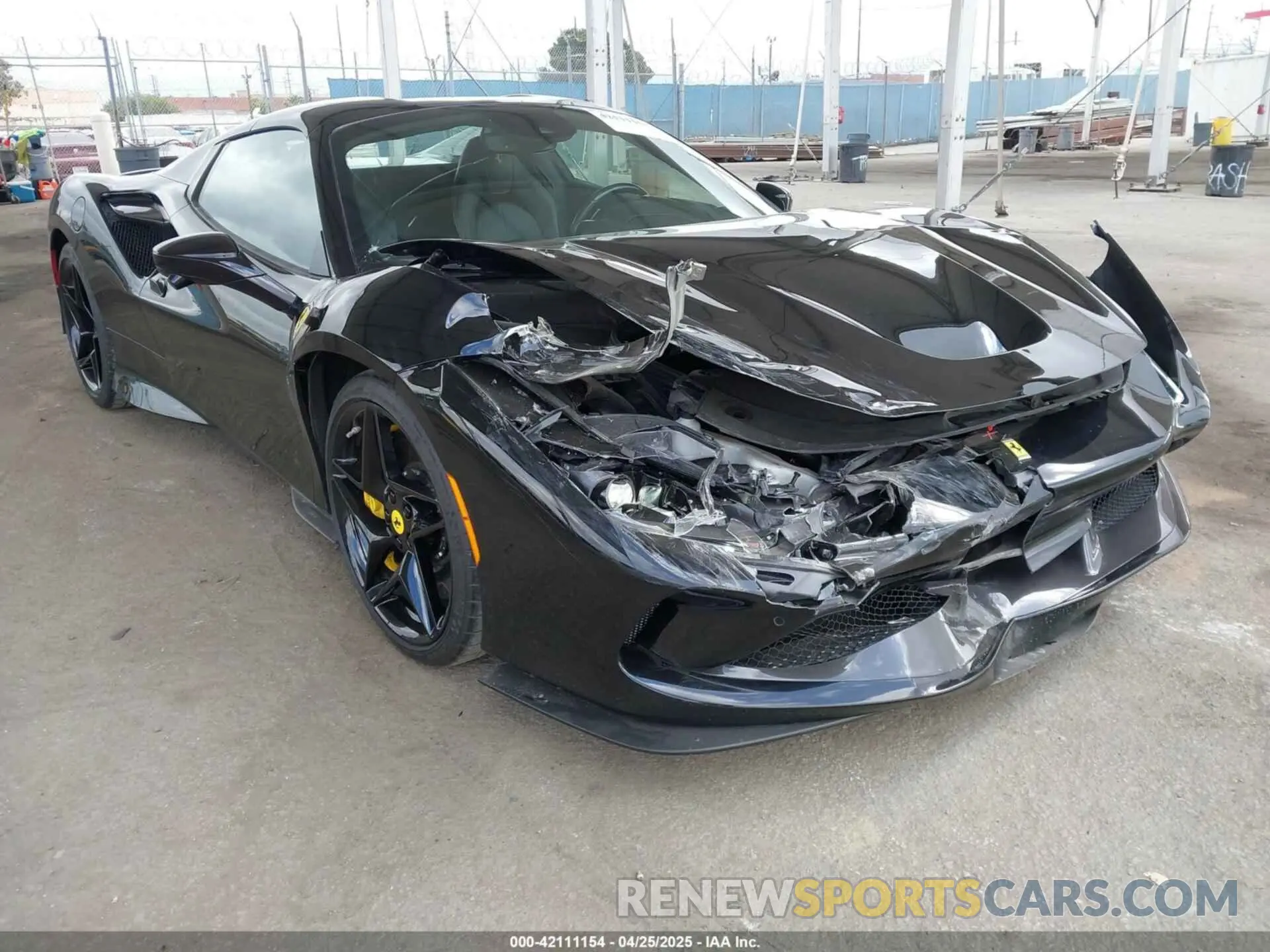 1 Photograph of a damaged car ZFF93LMA4N0277116 FERRARI F8 SPIDER 2022