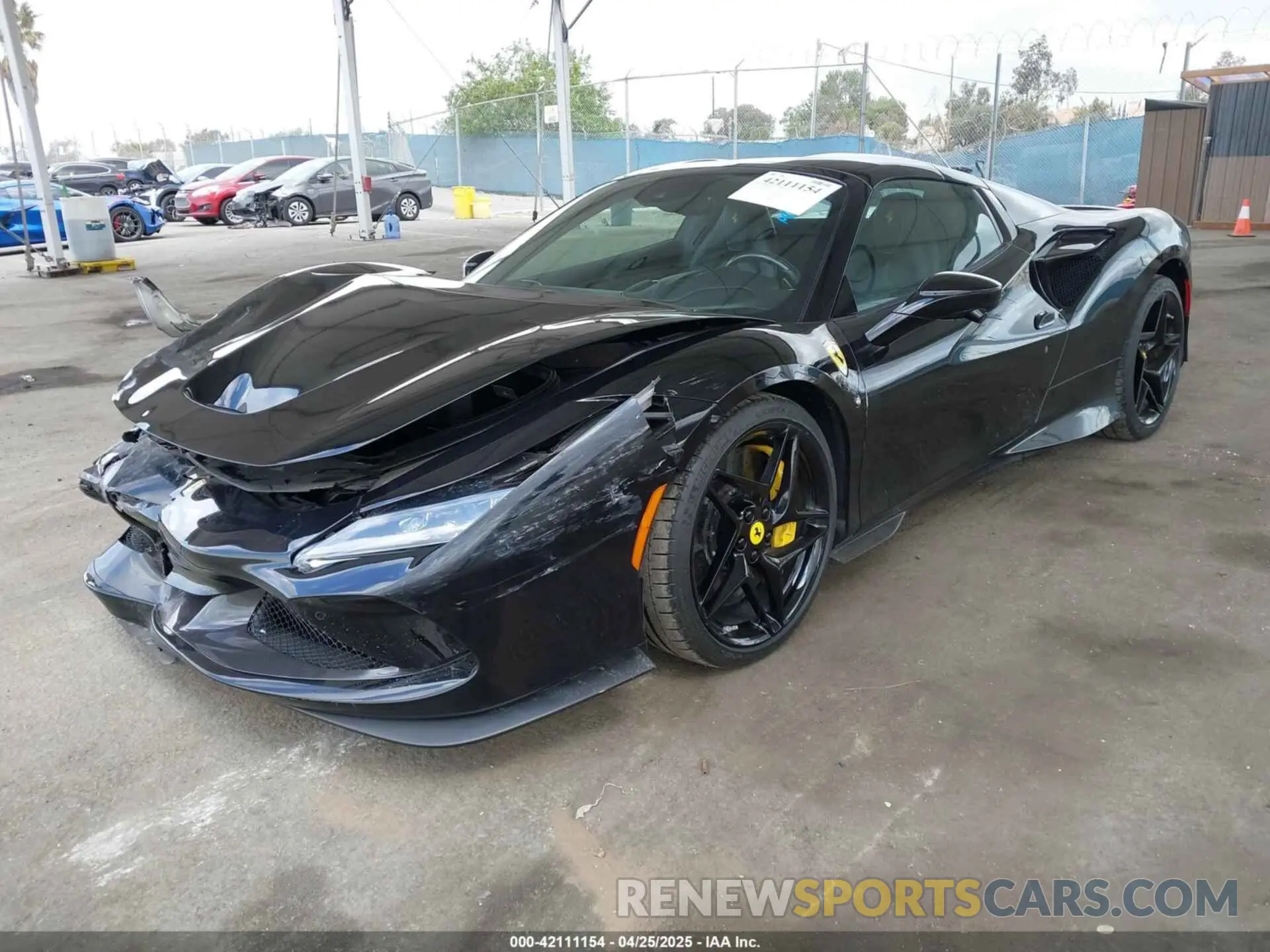 2 Photograph of a damaged car ZFF93LMA4N0277116 FERRARI F8 SPIDER 2022