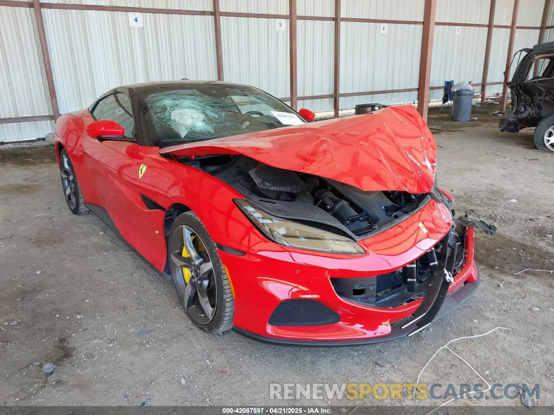 1 Photograph of a damaged car ZFF02RPA6P0299535 FERRARI PORTOFINO M 2023