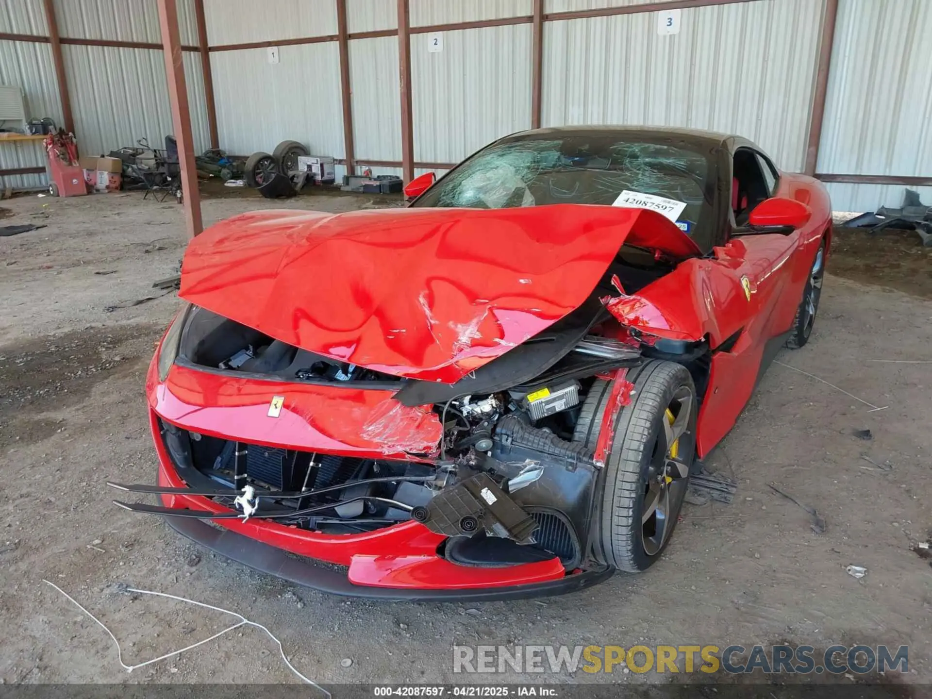 6 Photograph of a damaged car ZFF02RPA6P0299535 FERRARI PORTOFINO M 2023
