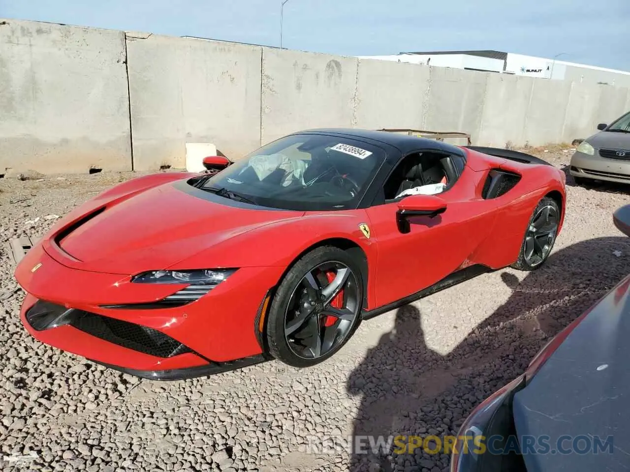 1 Photograph of a damaged car ZFF96NMA5R0306616 FERRARI SF 90 SPID 2024