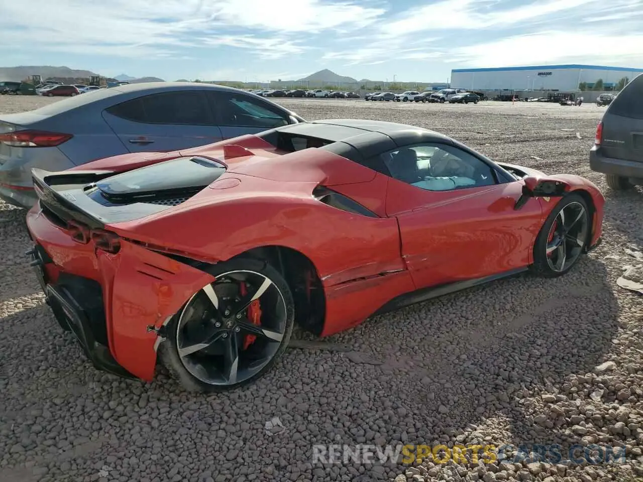 3 Photograph of a damaged car ZFF96NMA5R0306616 FERRARI SF 90 SPID 2024