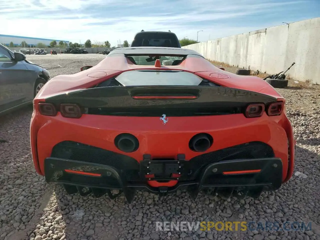 6 Photograph of a damaged car ZFF96NMA5R0306616 FERRARI SF 90 SPID 2024