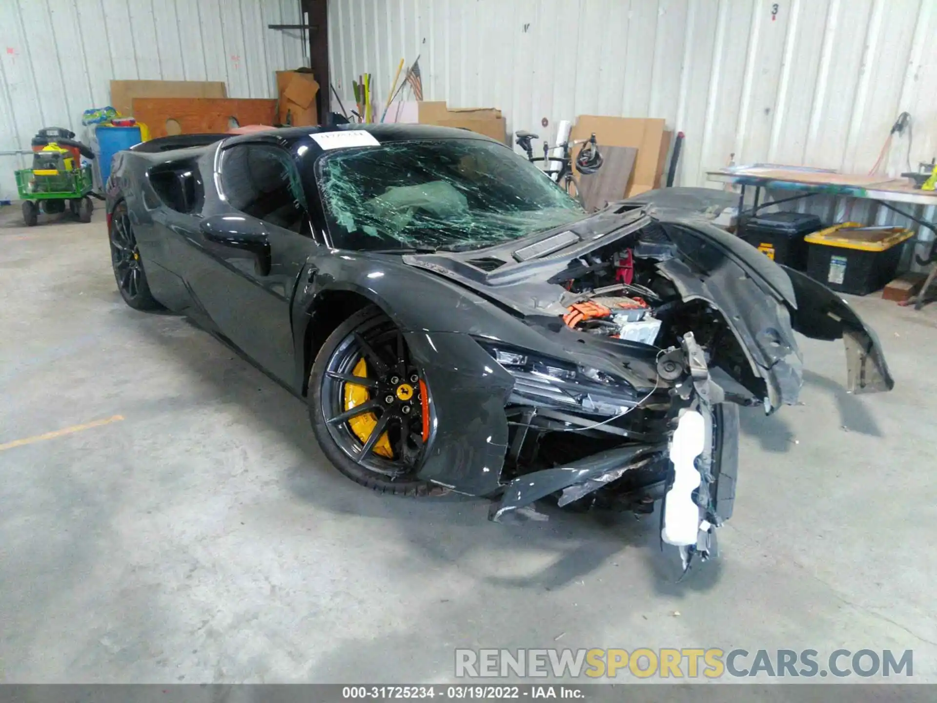 1 Photograph of a damaged car ZFF95NLA7N0271625 FERRARI SF 90 STRADALE 2022