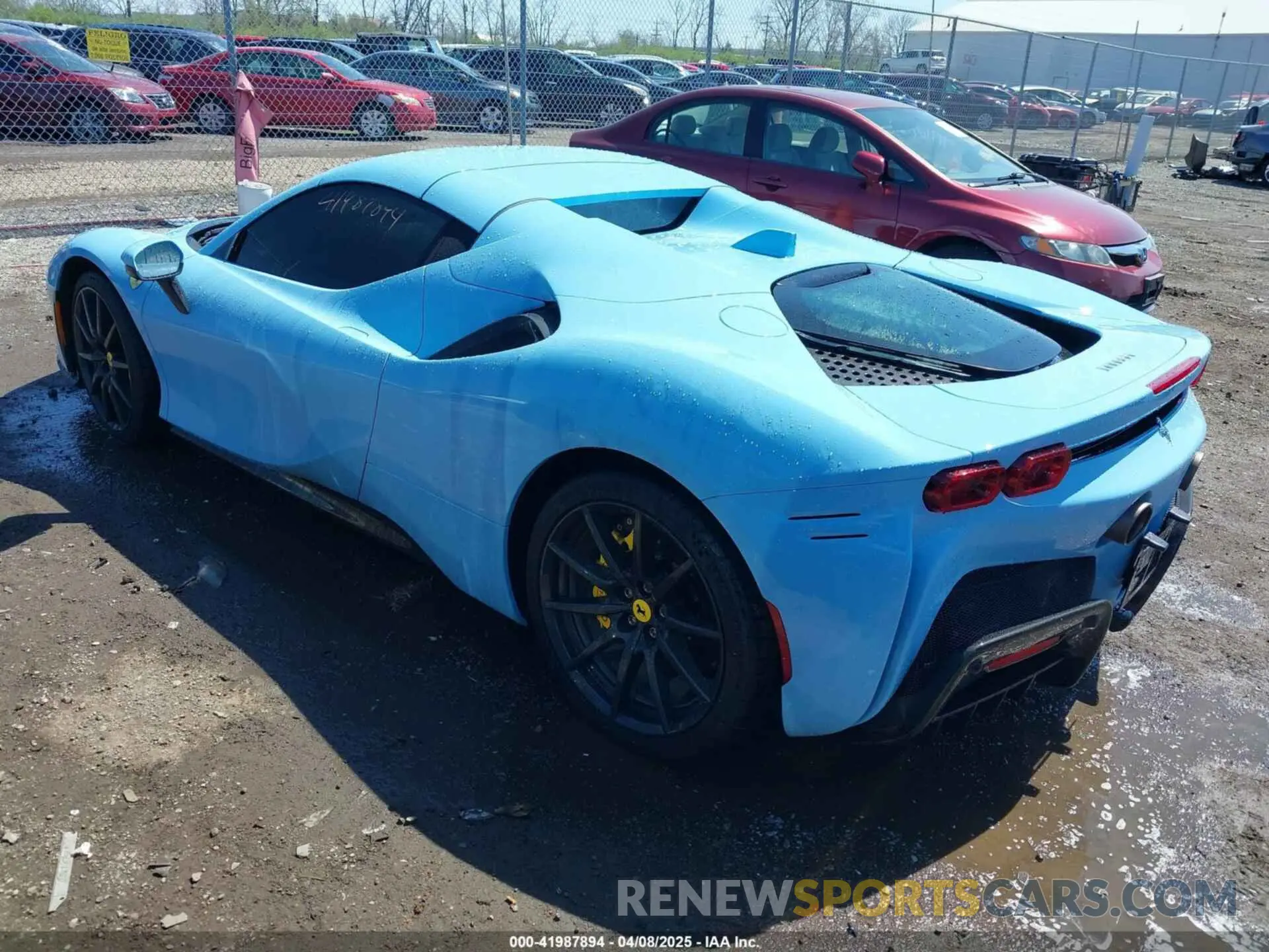 3 Photograph of a damaged car ZFF96NMA1R0310002 FERRARI SF90 SPIDER 2024