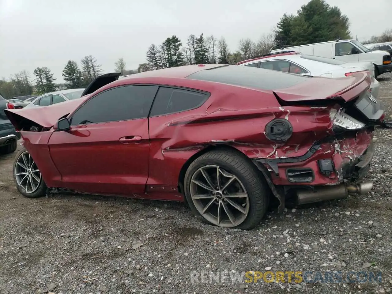 2 Photograph of a damaged car 1FA6P8TH0K5179223 FORD ALL Models 2019
