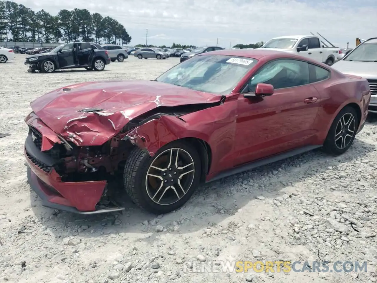 1 Photograph of a damaged car 1FA6P8TH5K5177919 FORD ALL Models 2019