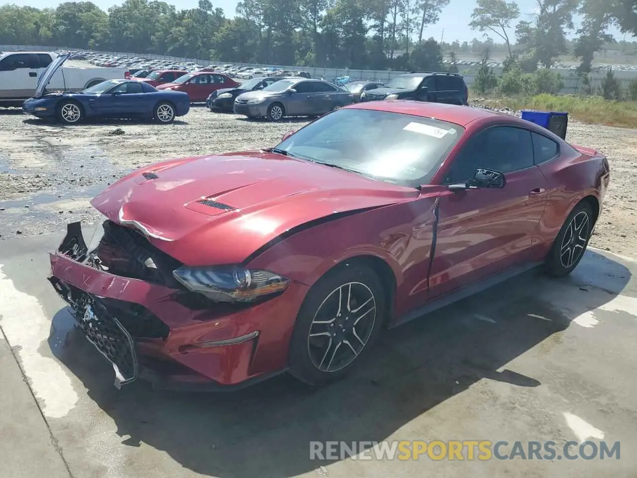 1 Photograph of a damaged car 1FA6P8TH5K5187303 FORD ALL Models 2019