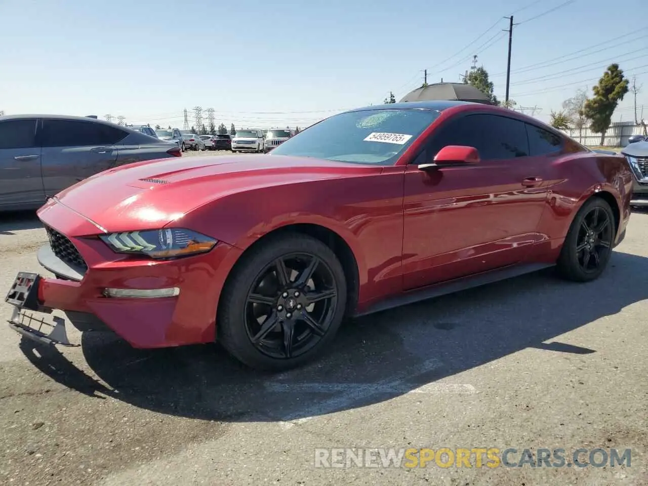 1 Photograph of a damaged car 1FA6P8TH9K5202496 FORD ALL Models 2019