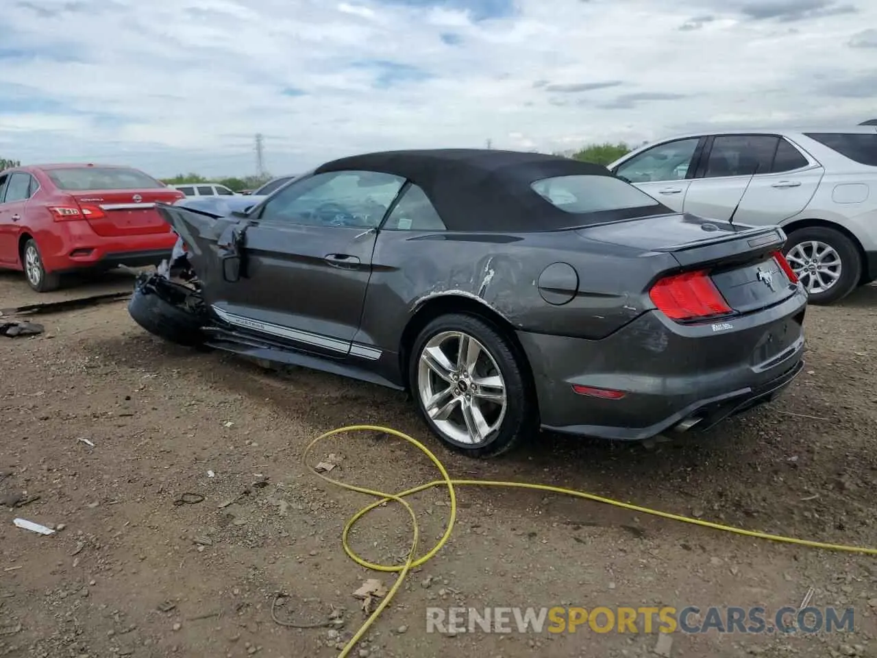 2 Photograph of a damaged car 1FATP8UH7K5176885 FORD ALL Models 2019