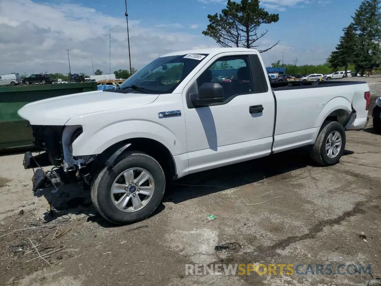 1 Photograph of a damaged car 1FTMF1C55KKE25329 FORD All Models 2019