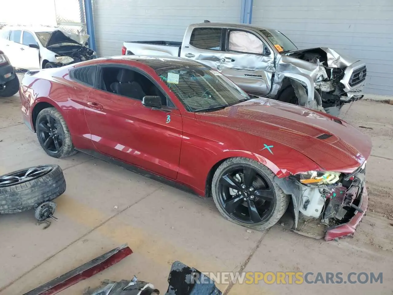 4 Photograph of a damaged car 1FA6P8TH1M5117591 FORD ALL Models 2021