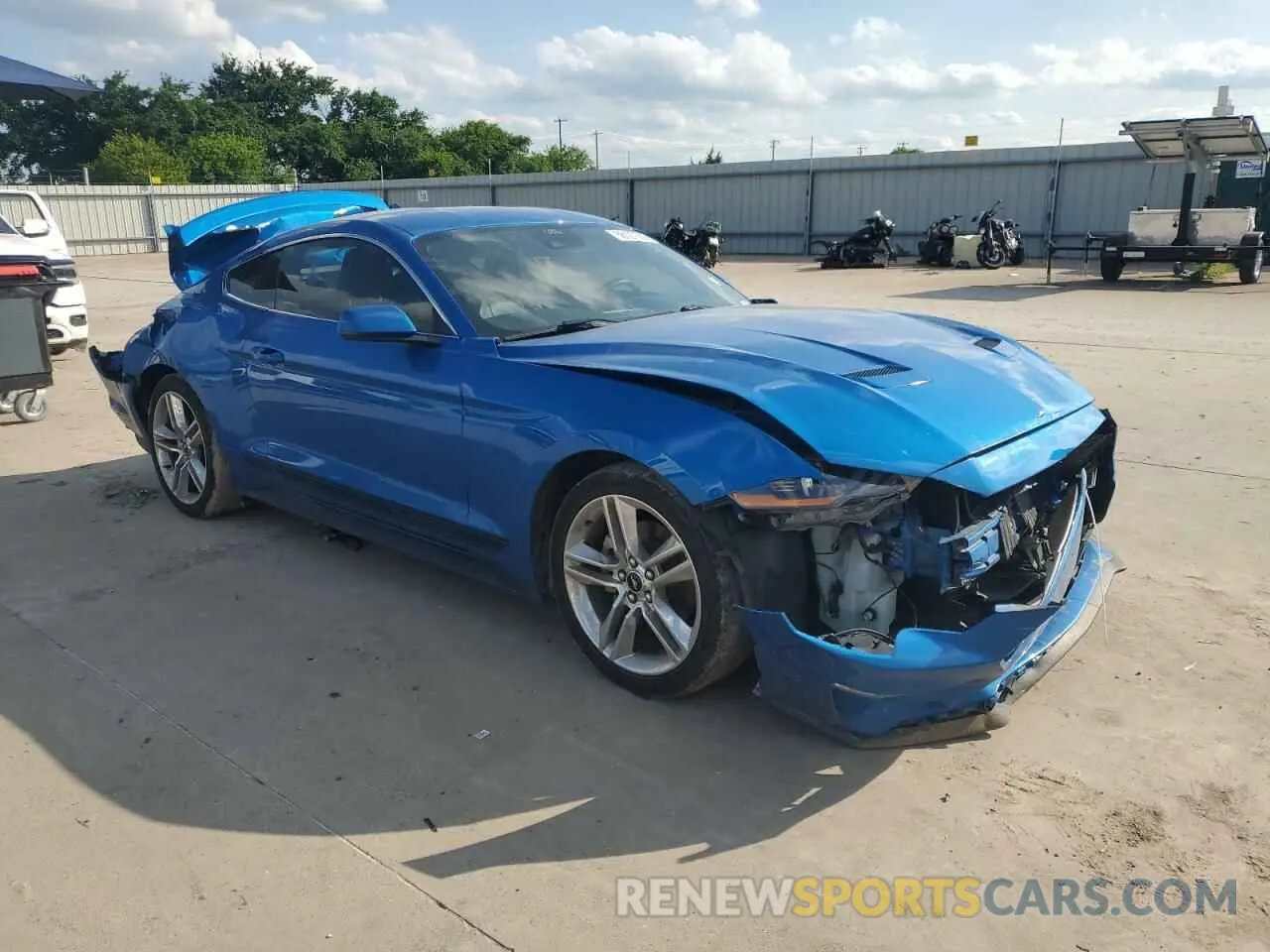4 Photograph of a damaged car 1FA6P8TH2M5113940 FORD ALL Models 2021