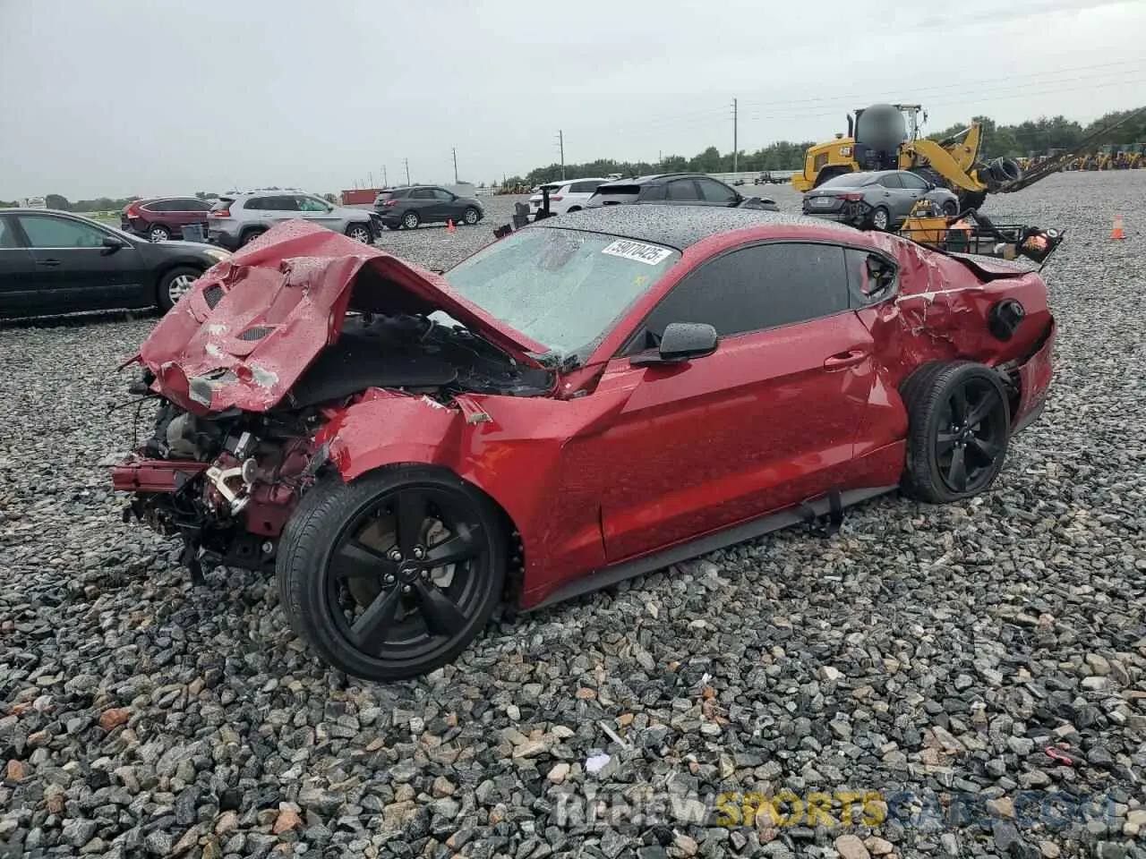 1 Photograph of a damaged car 1FA6P8TH3M5117625 FORD ALL Models 2021