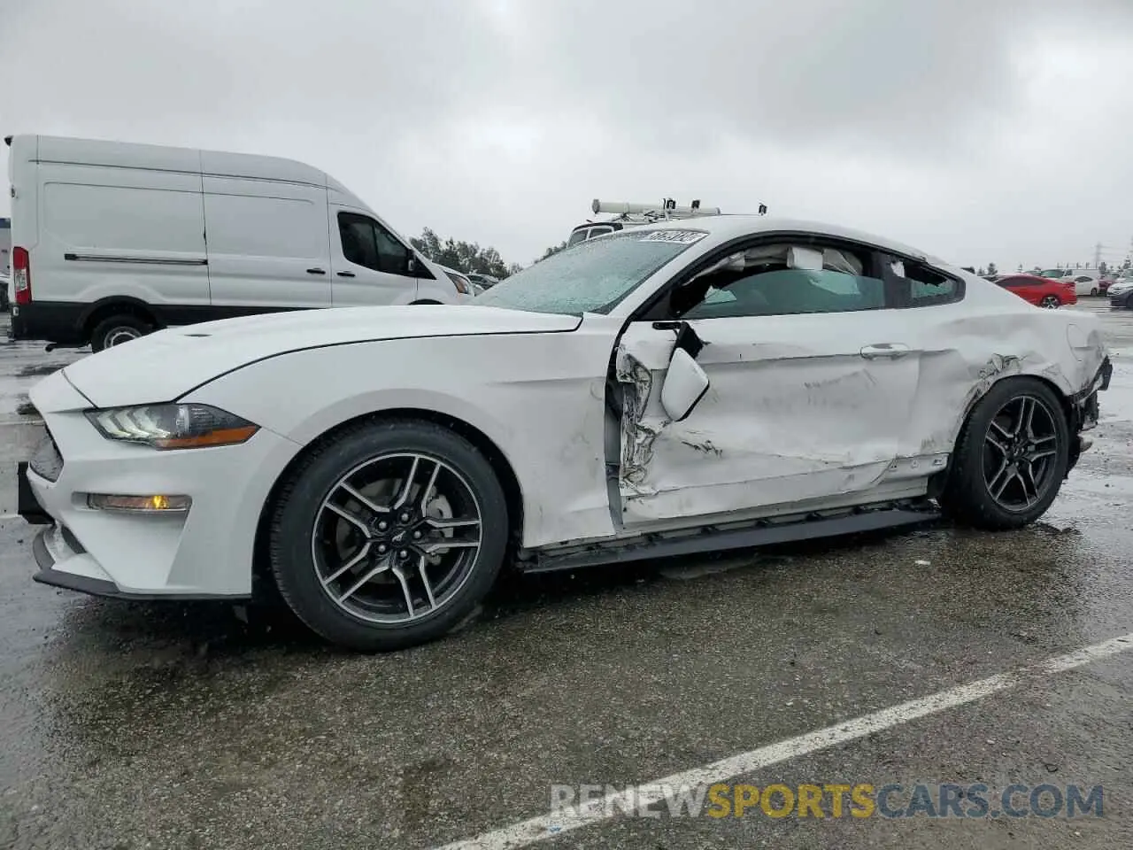 1 Photograph of a damaged car 1FA6P8TH5M5126729 FORD ALL Models 2021