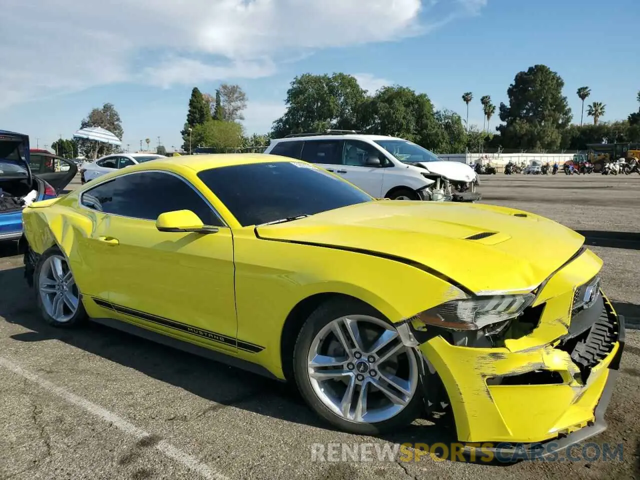 4 Photograph of a damaged car 1FA6P8TH7M5107440 FORD ALL Models 2021