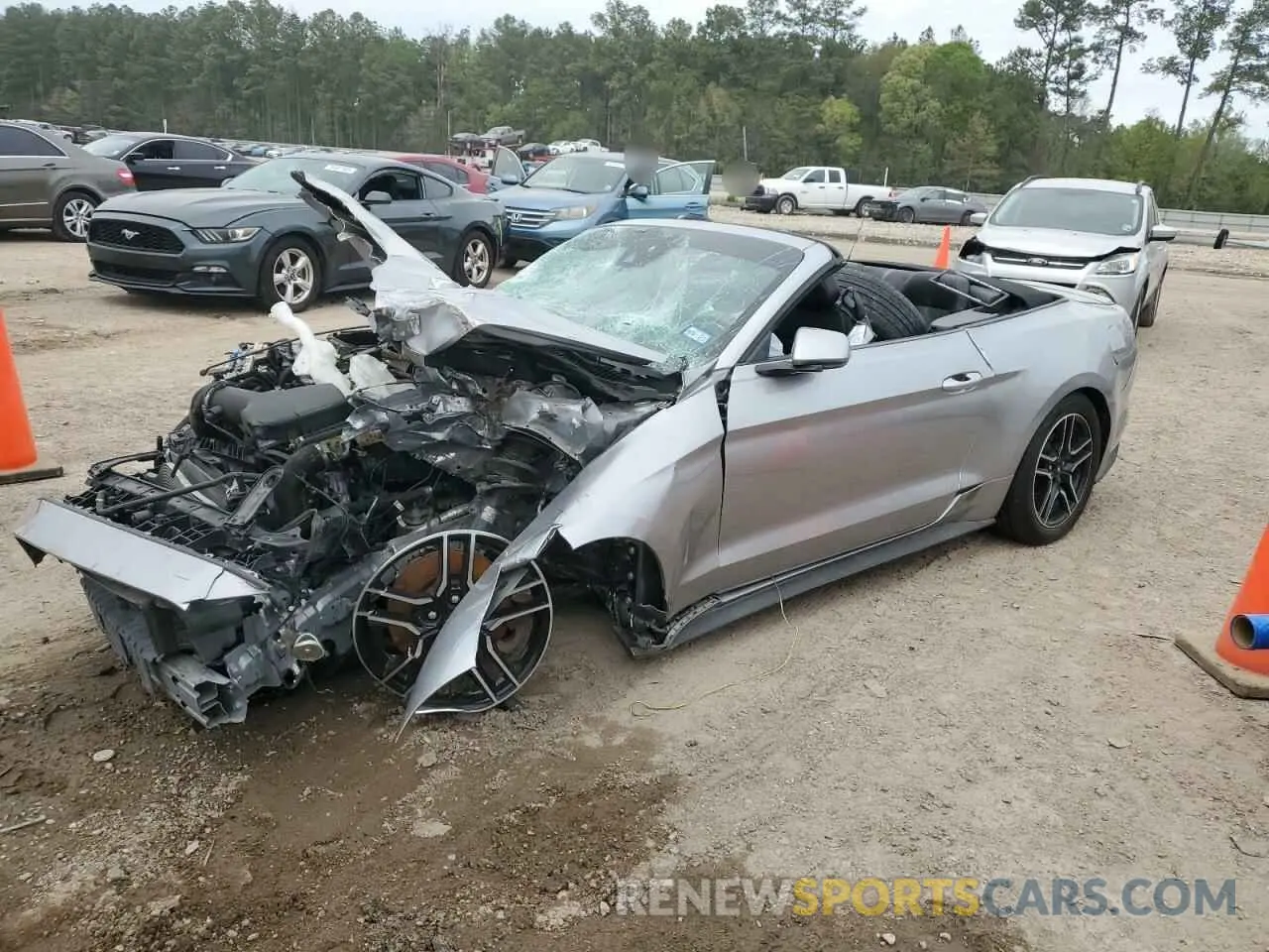 1 Photograph of a damaged car 1FATP8UH3M5122566 FORD ALL Models 2021