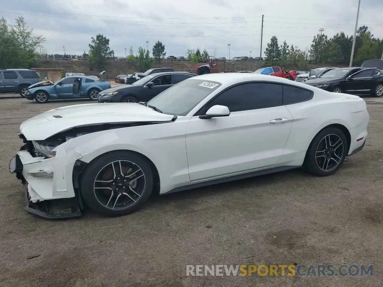 1 Photograph of a damaged car 1FA6P8TH0N5106132 FORD ALL Models 2022