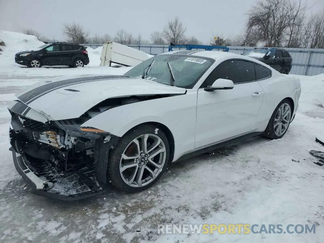 1 Photograph of a damaged car 1FA6P8TH4N5117554 FORD ALL Models 2022