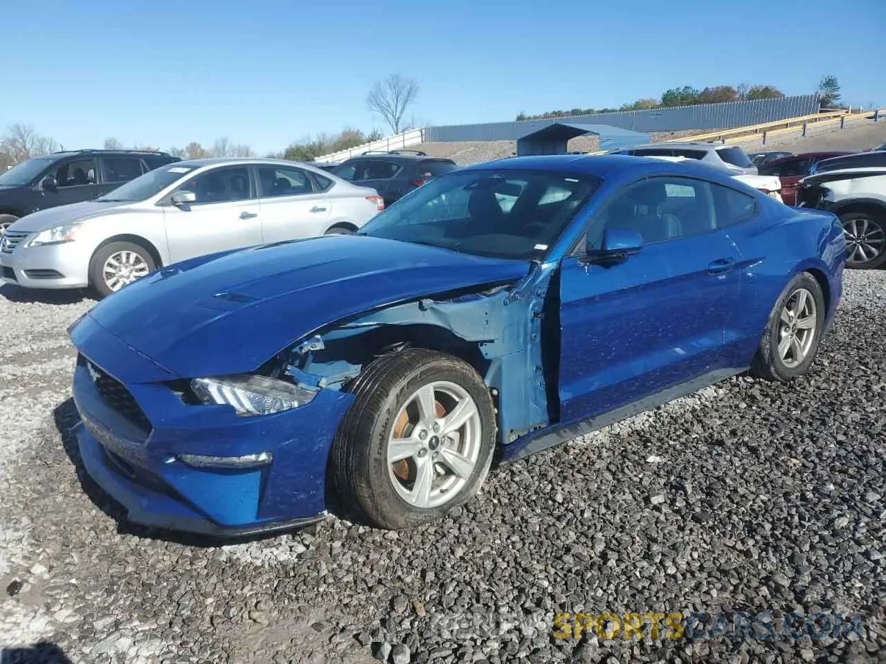 1 Photograph of a damaged car 1FA6P8TH6N5135327 FORD ALL Models 2022