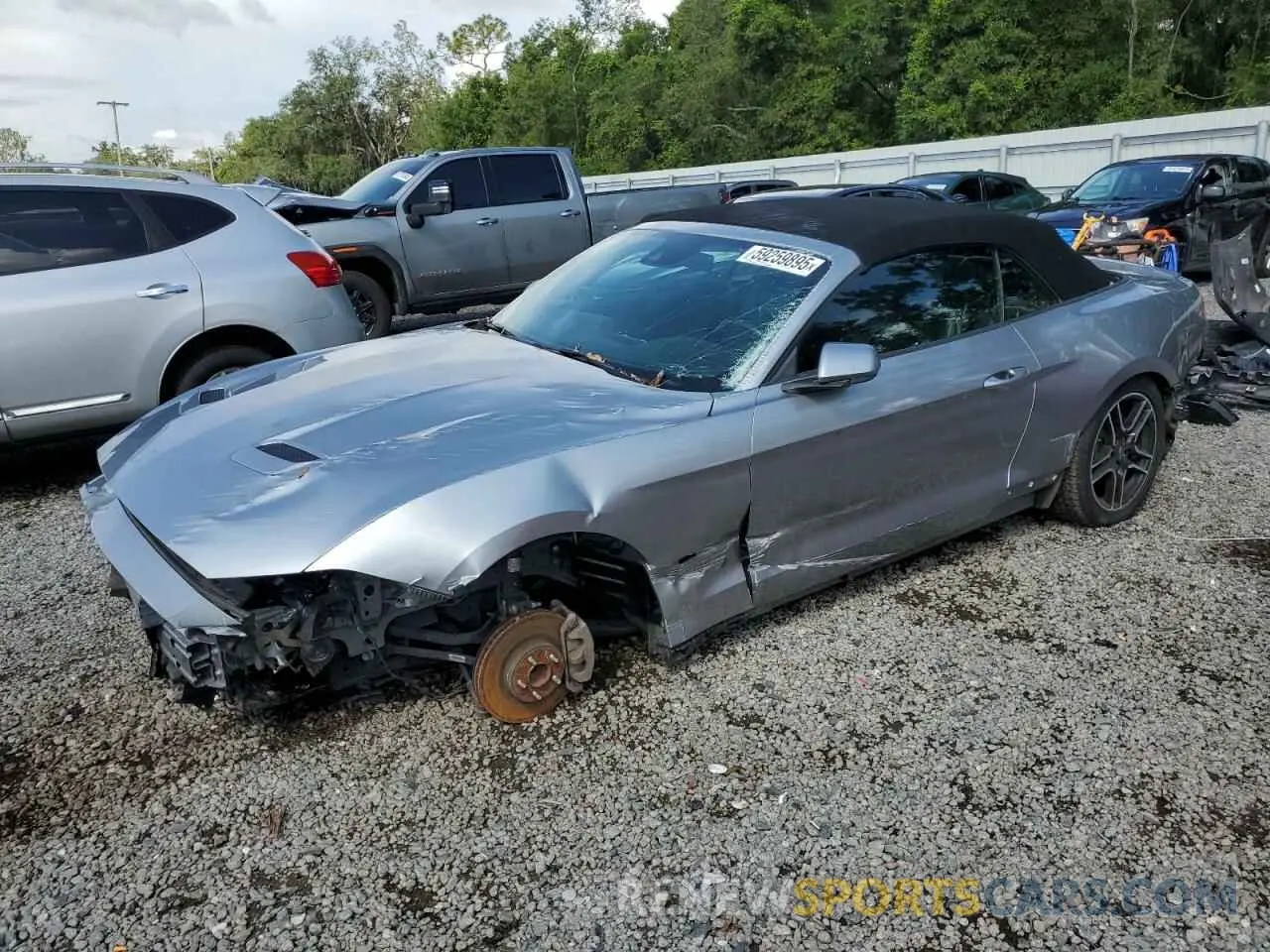 1 Photograph of a damaged car 1FATP8UH5N5119606 FORD ALL Models 2022