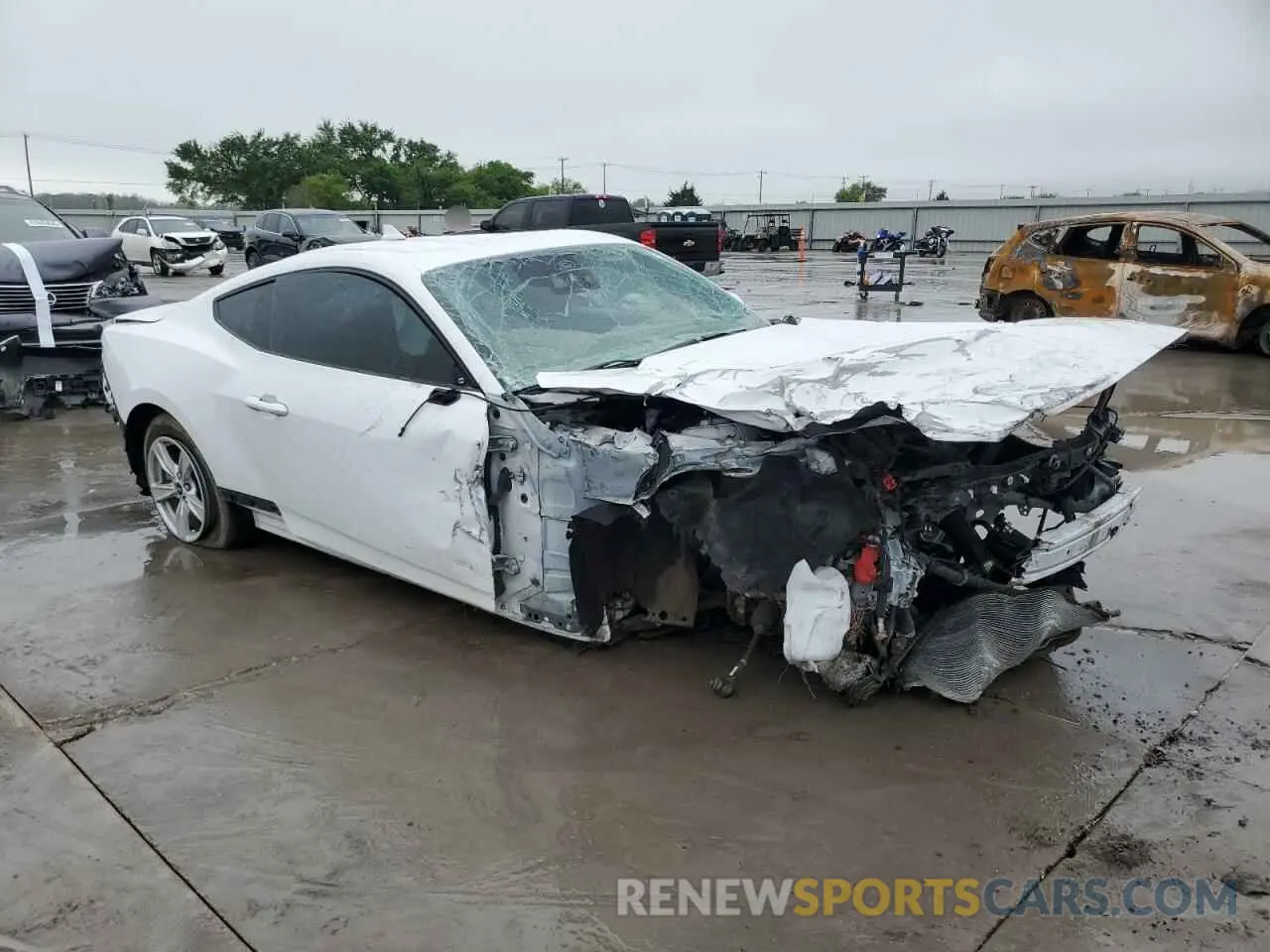 4 Photograph of a damaged car 1FA6P8TH7R5122317 FORD ALL Models 2024