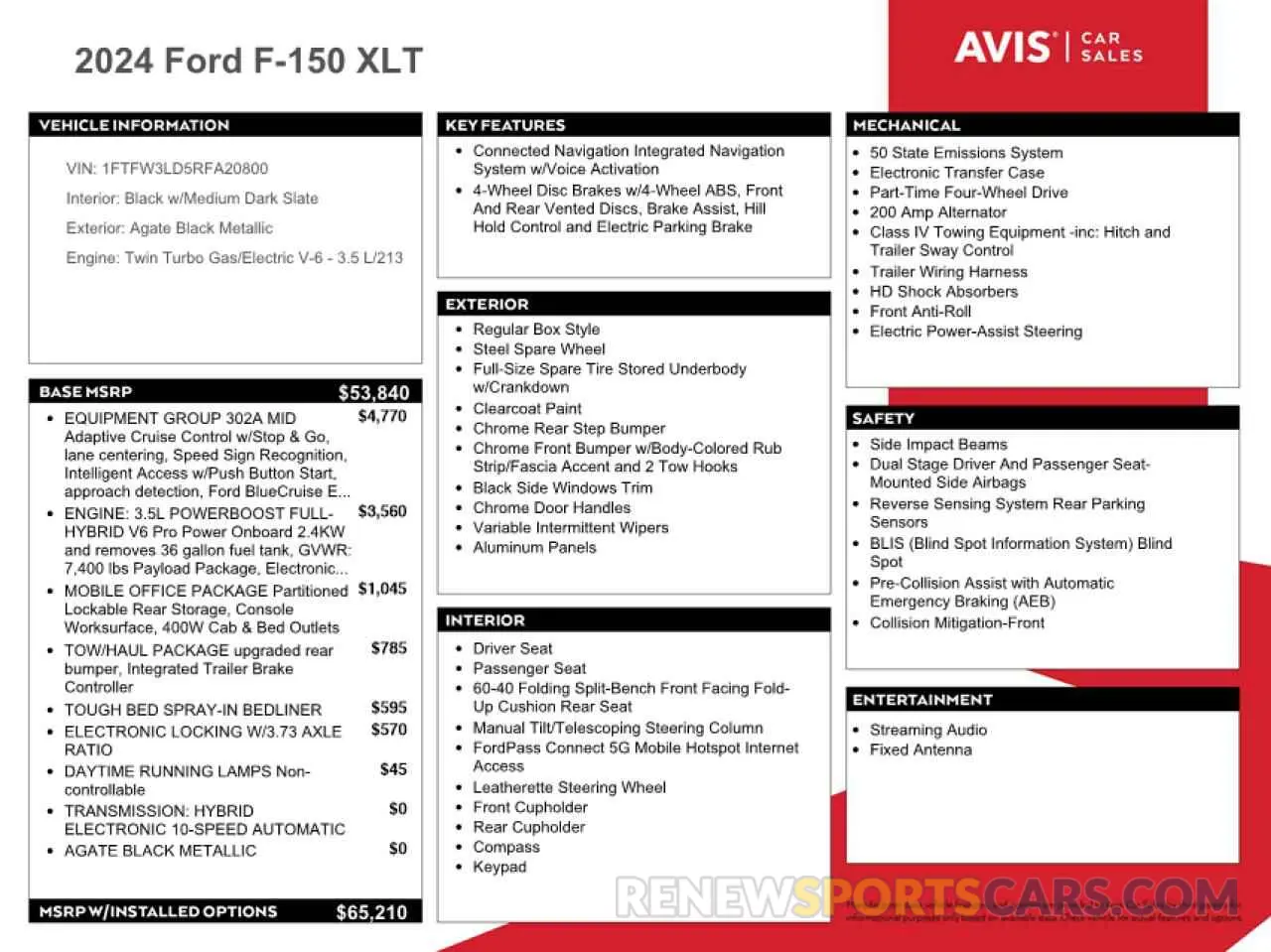12 Photograph of a damaged car 1FTFW3LD5RFA20800 FORD All Models 2024