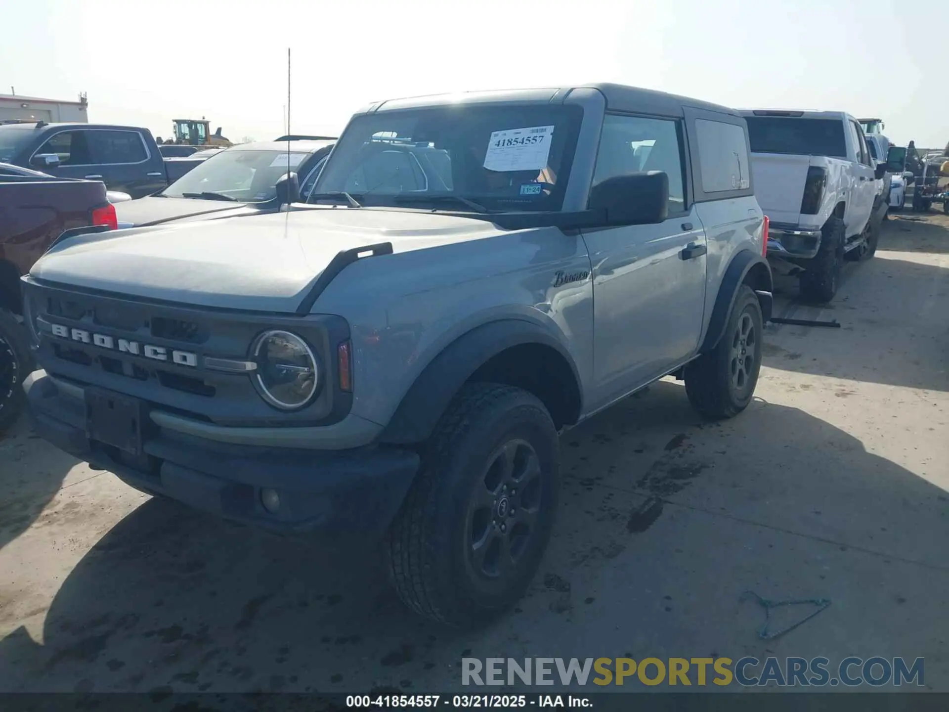 2 Photograph of a damaged car 1FMDE5AH2MLA77389 FORD BRONCO 2021