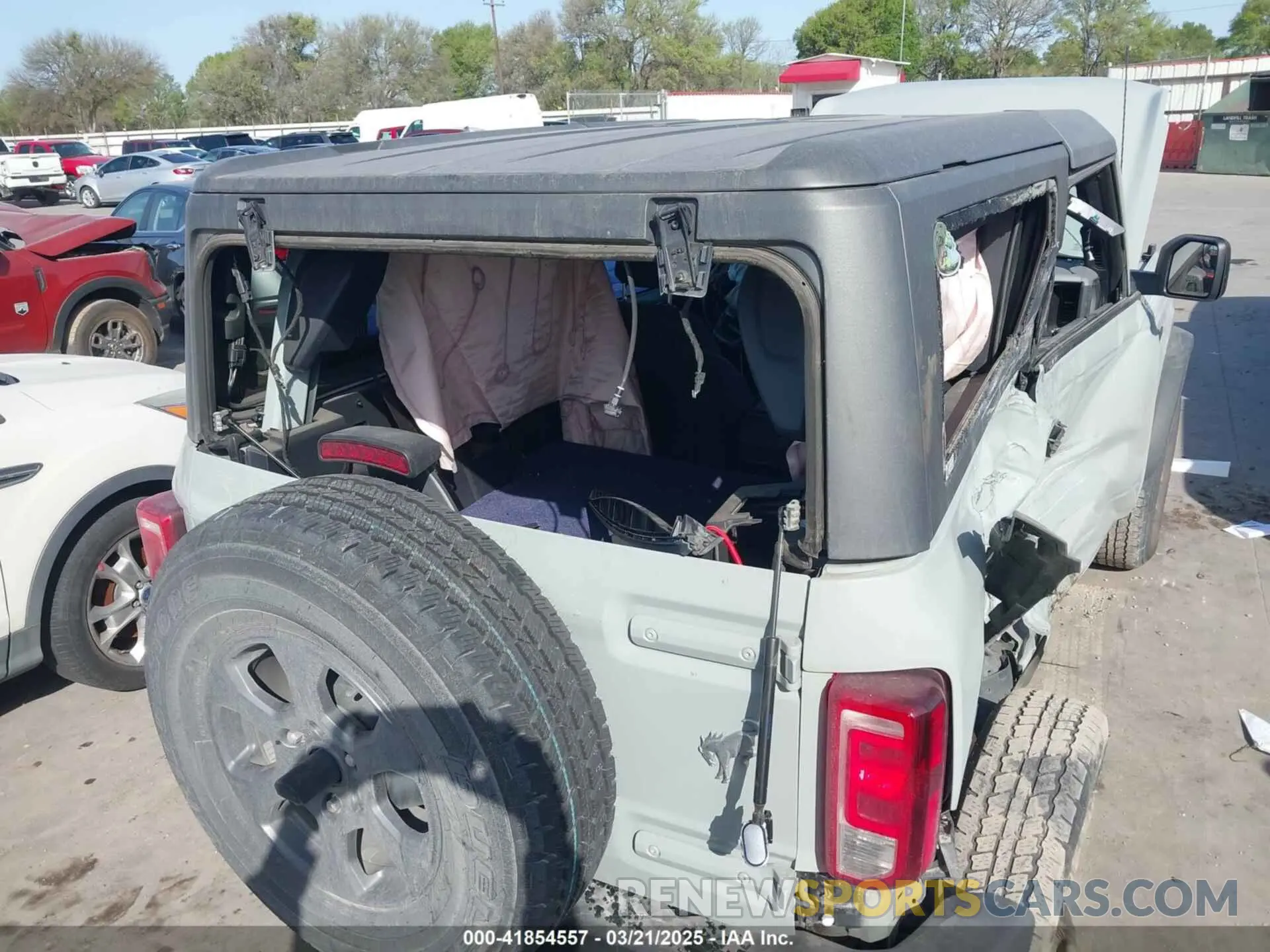 6 Photograph of a damaged car 1FMDE5AH2MLA77389 FORD BRONCO 2021