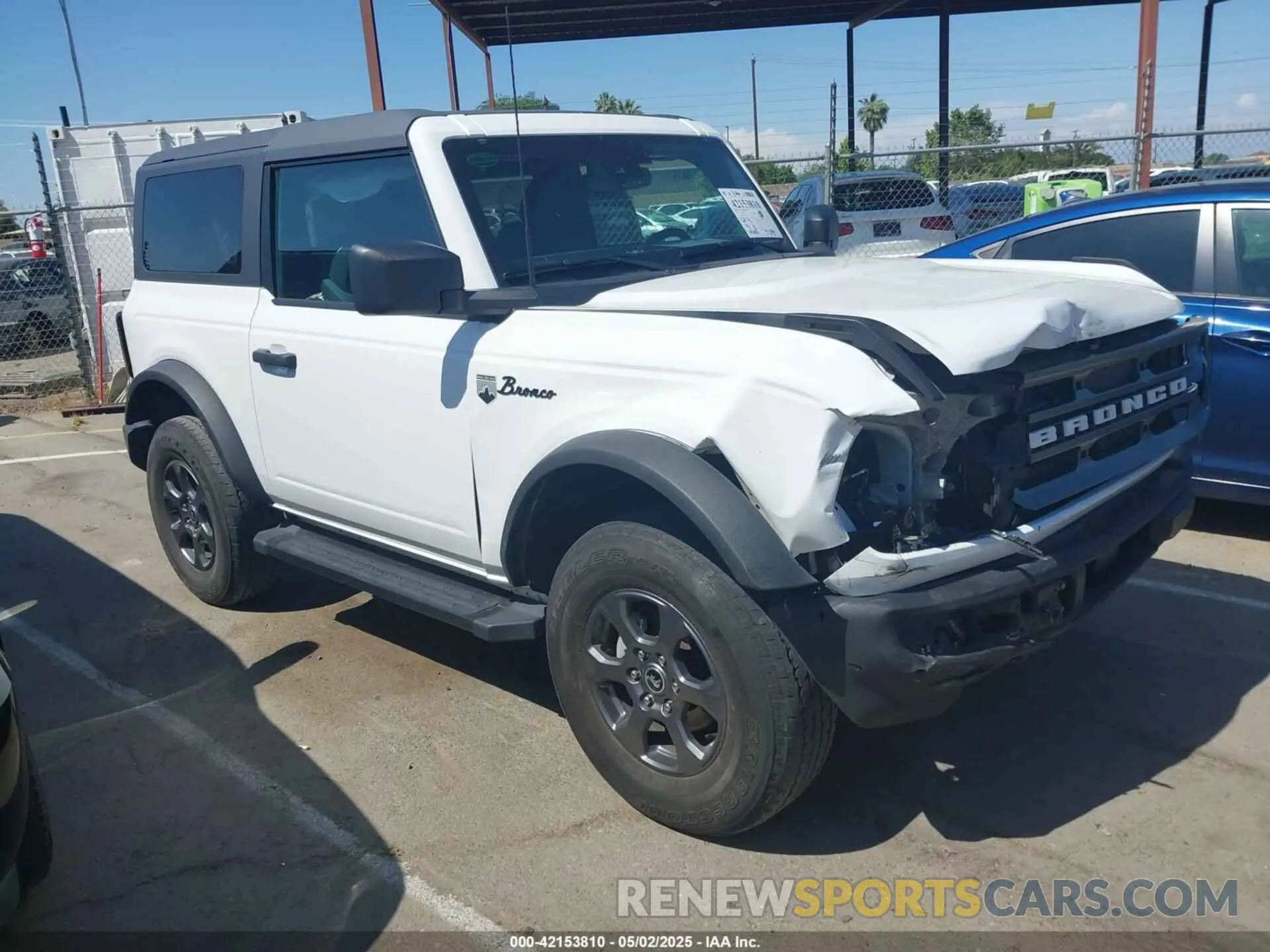 1 Photograph of a damaged car 1FMDE5AP9MLA72598 FORD BRONCO 2021