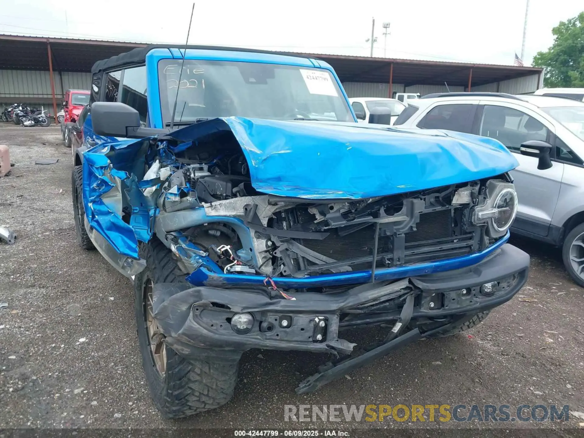 6 Photograph of a damaged car 1FMDE5BH0MLA98255 FORD BRONCO 2021