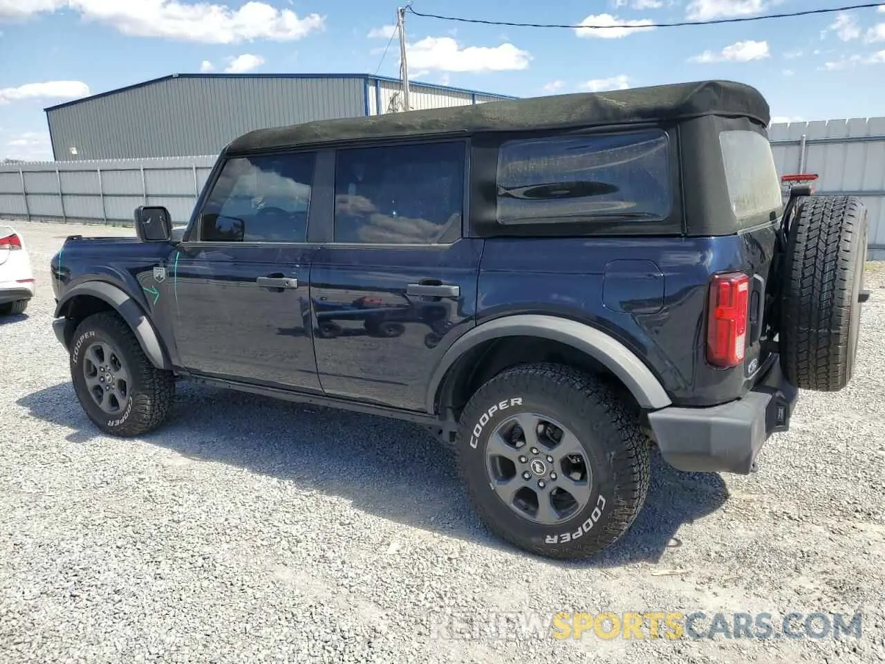 2 Photograph of a damaged car 1FMDE5BH3MLA85211 FORD BRONCO 2021