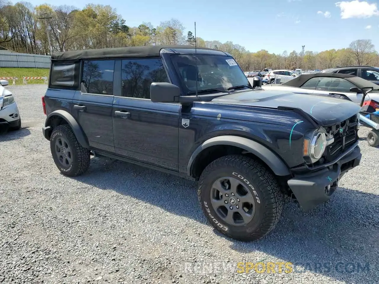 4 Photograph of a damaged car 1FMDE5BH3MLA85211 FORD BRONCO 2021