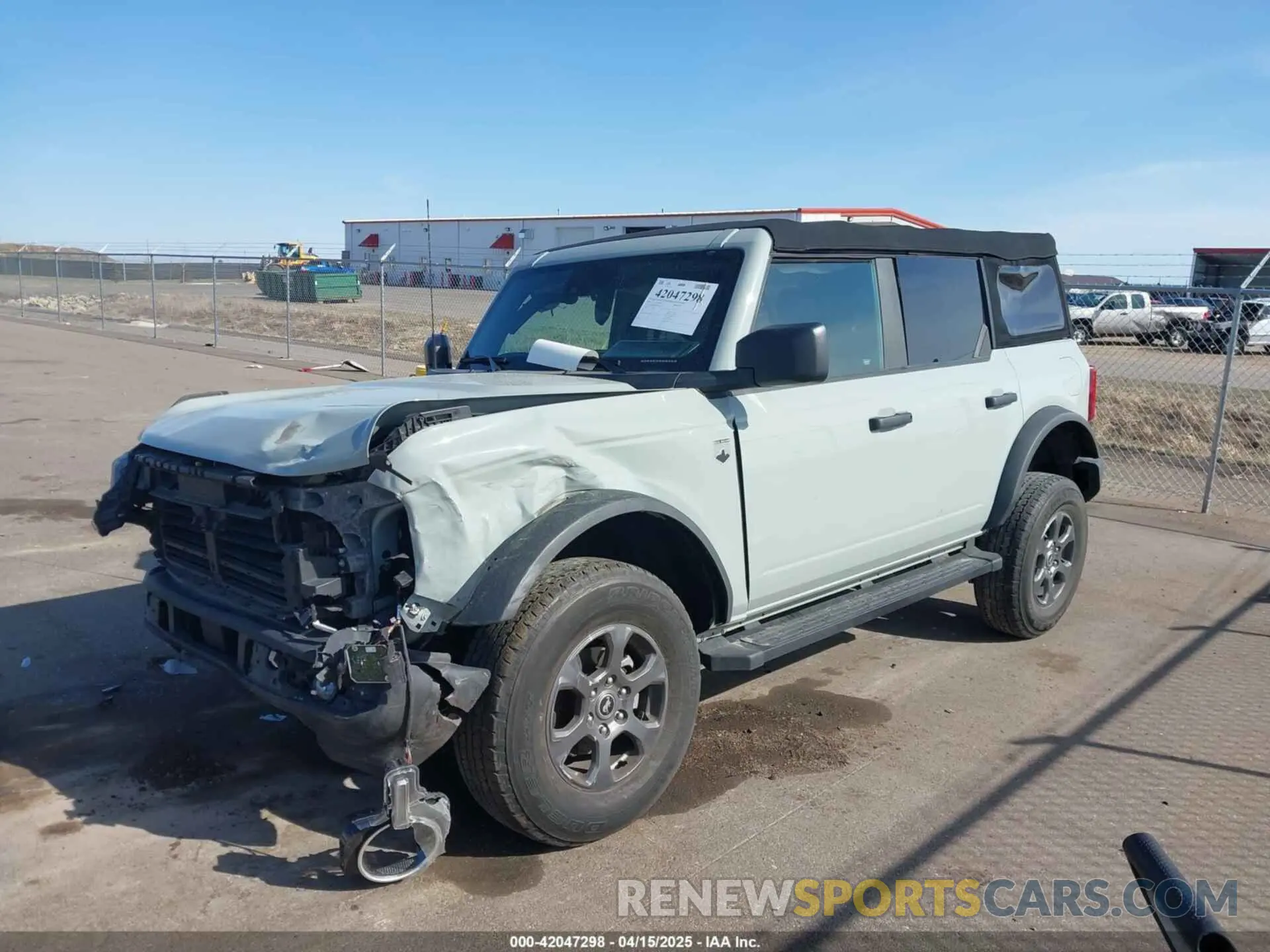 2 Photograph of a damaged car 1FMDE5BH9MLA61091 FORD BRONCO 2021