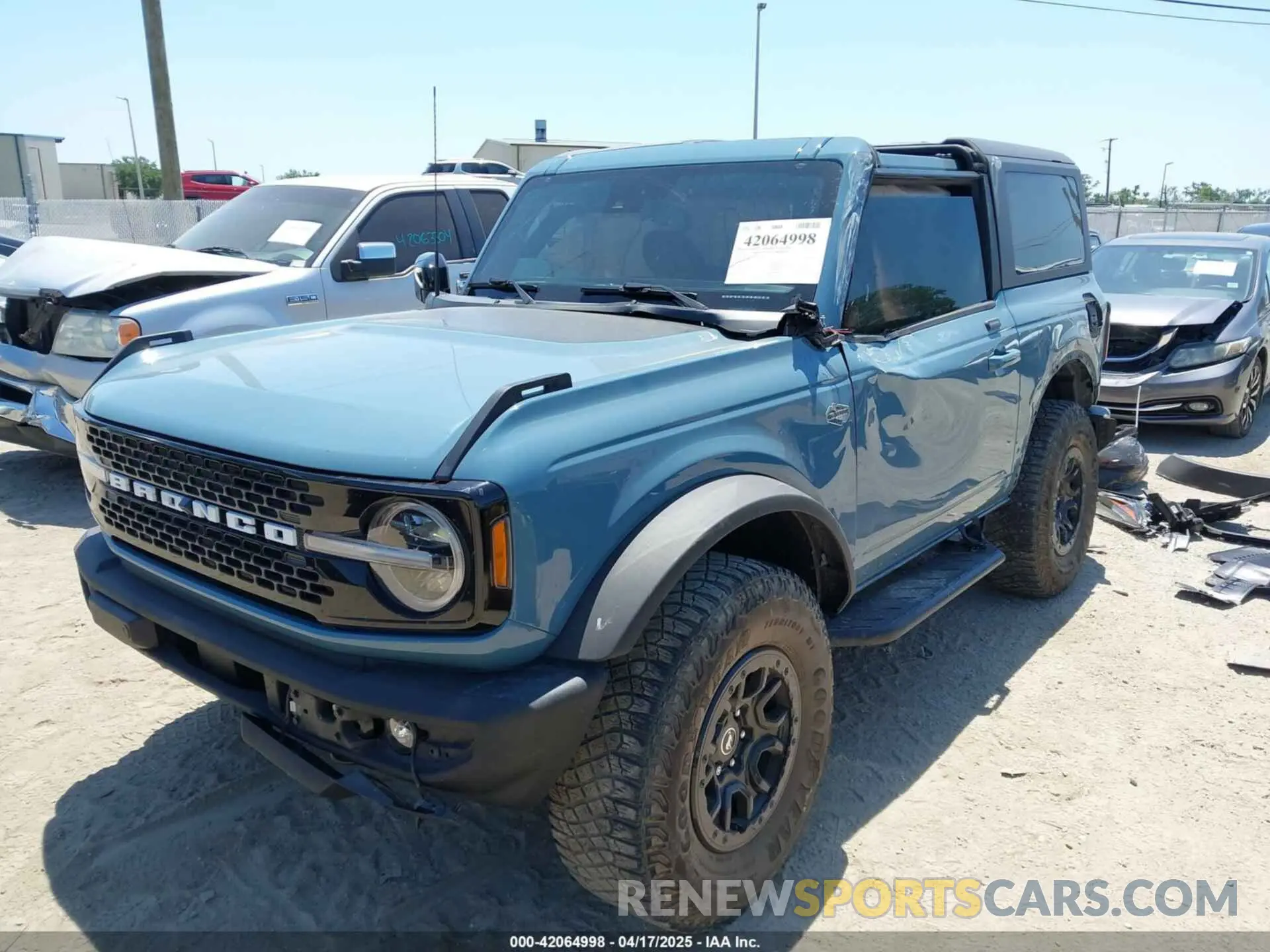 2 Photograph of a damaged car 1FMDE5CP5MLA98340 FORD BRONCO 2021